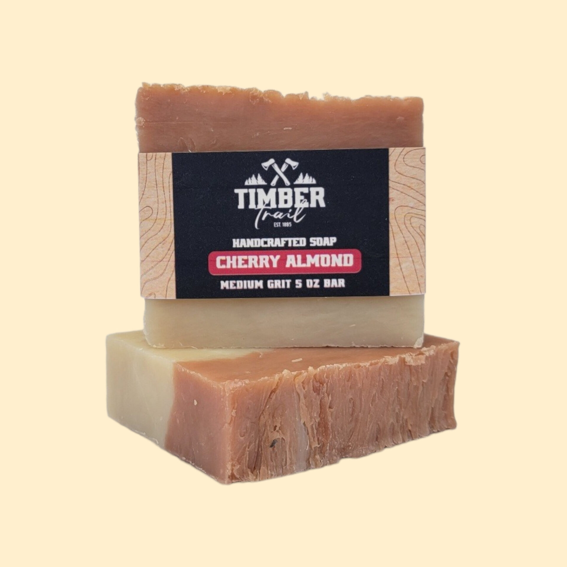 Cherry Almond Handmade Men's Bar Soap